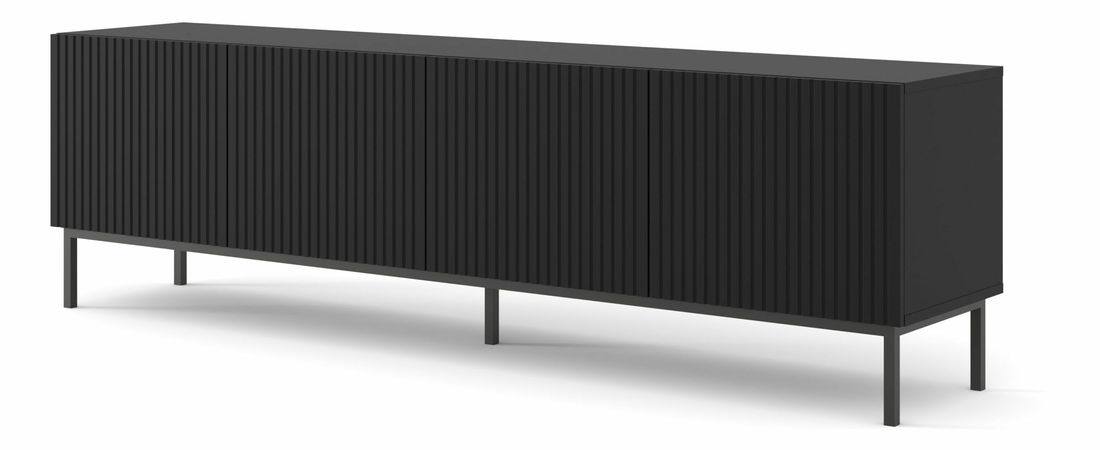 TV skříňka/stolek 4D 200 Rowanna (černá)