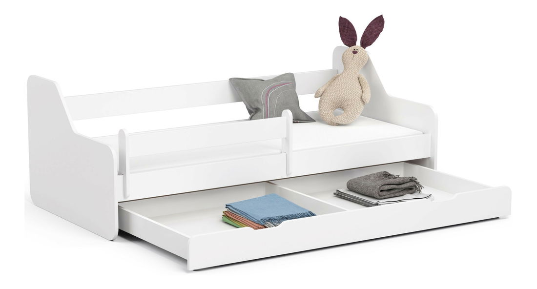 Dětská postel Araceli II (bílá) (s matrací)