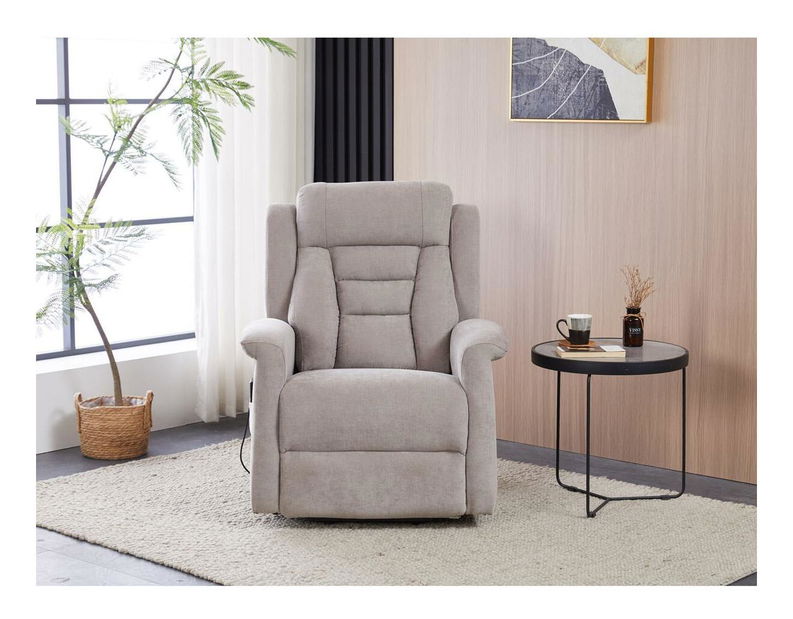 Polohovací křeslo Tonta (lanýžová)