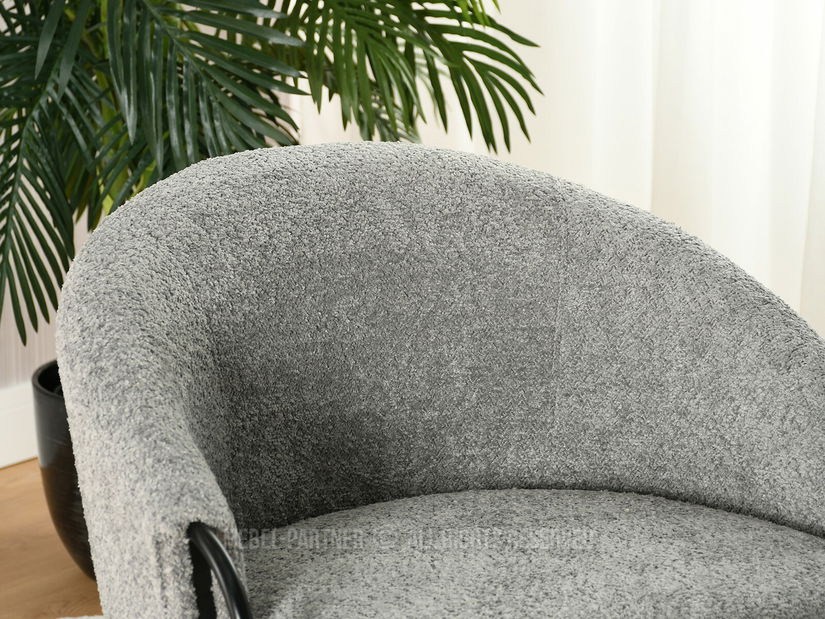 Křeslo Carma F (šedá + černá)