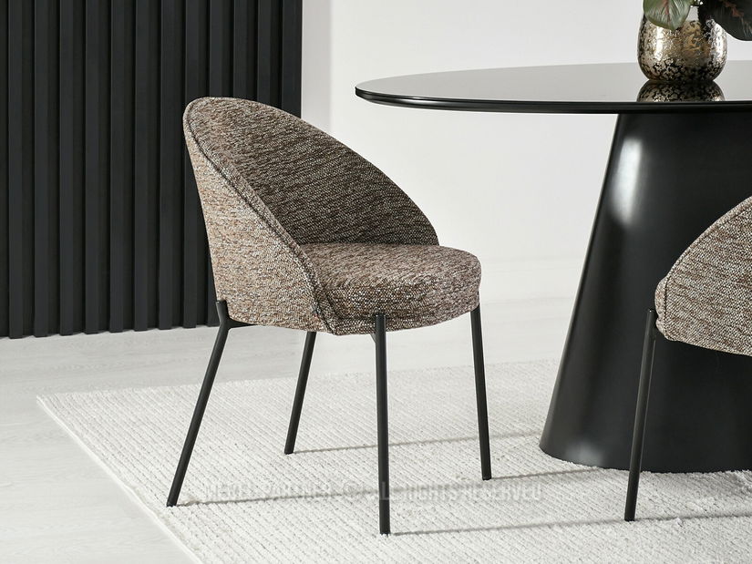 Židle Marine (hnědá + černá)