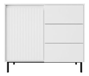 Komoda Somkera 1D3SZ (bílá + černá)