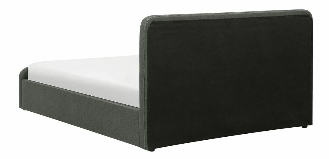 Manželská postel 180 cm ROME (s roštem a úl. prostorem) (šedá) *bazár