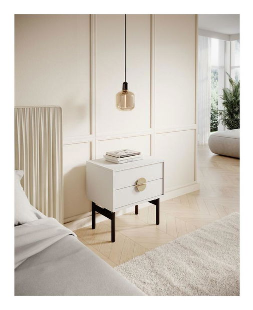 Noční stolek Stellia S3 (bílá)