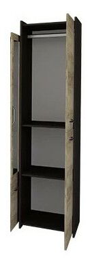 Šatní skříň Moledo (dub counter šedý + dub canterbury)