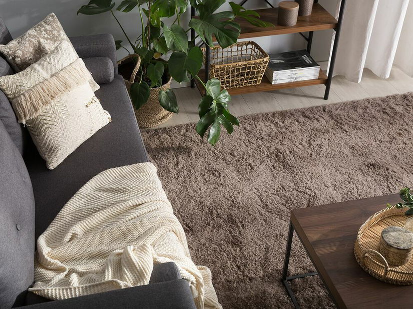 Koberec 230 cm Emeralda (světle hnědá)