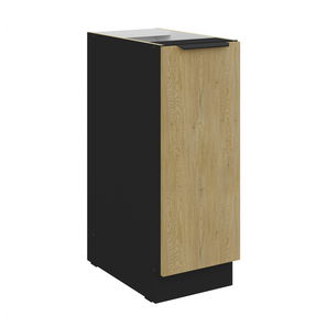 Dolní kuchyňská skříňka Carminia 30 D CARGO BB (dub cremona + černá)