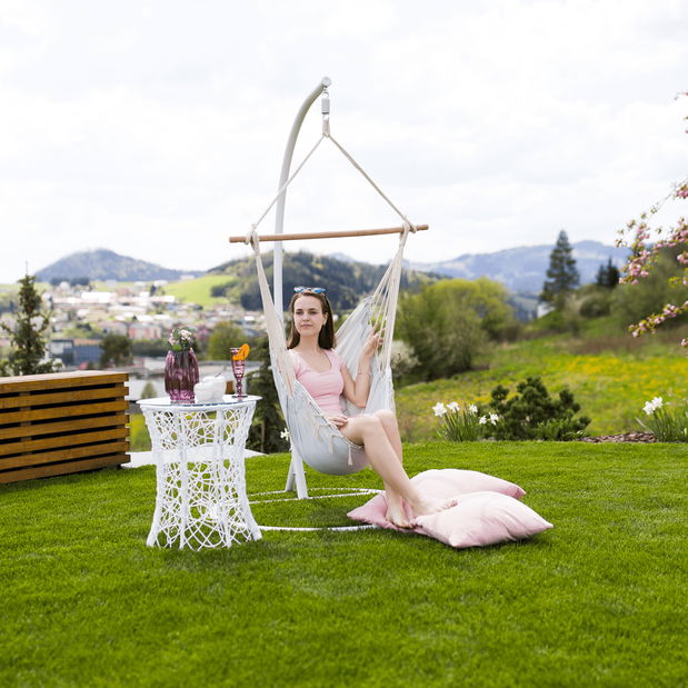 Závěsné houpací křeslo Orilana (smetanová) *bazar