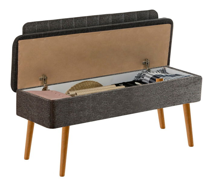 Jídelní set Vlasta 2 (borovice antlantic + antracit) (pro 6 osob)