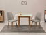 Jídelní set Vlasta 3 (borovice atlantická + krémová) (pro 2 osoby)
