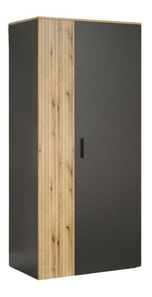 Šatní skříň Esferas (grafit + dub evoke)