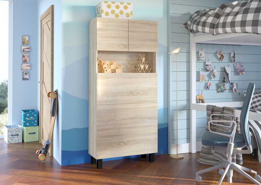 PC stolek Home (dub sonoma)