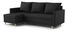 Rohová sedací souprava Ronaldo (L) (černá)