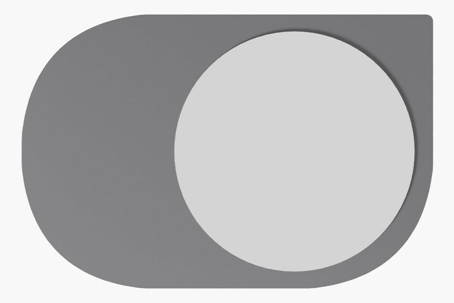 Zrcadlo Puble (antracit)