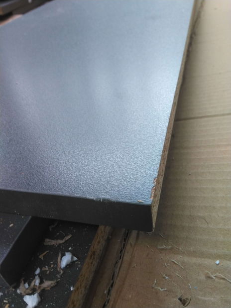 Skříňka Luna (antracit + stříbrná) *bazar