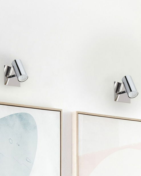 Set 2 ks nástěnného osvětlení Rue (stříbrná)