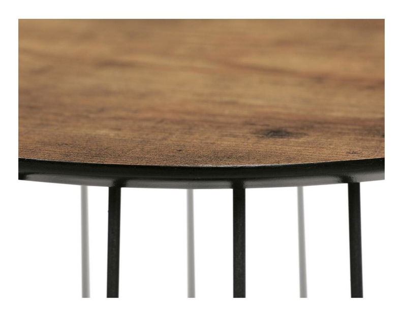 Set 2 konferenčních stolků Adelantarla (old style wood)