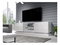 TV skříňka/stolek Aura 2 (bílá + bílá lesklá)