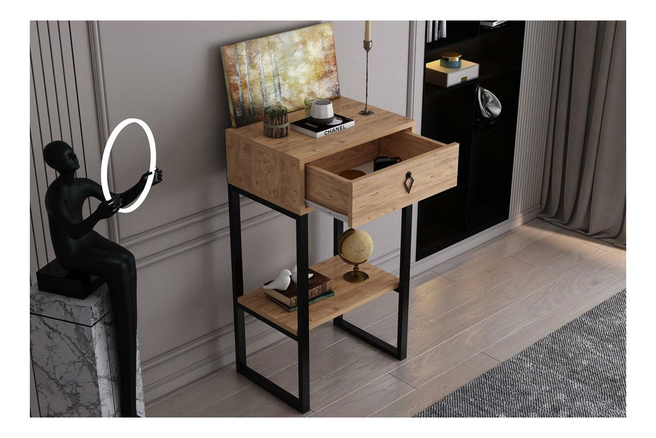 Noční stolek Vakara (borovice)