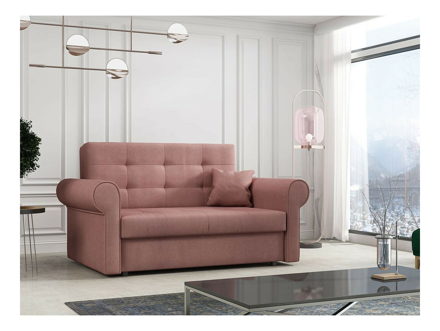 Rozkládací pohovka Carivia Silver II (Mono 235) (s úl. prostorem)