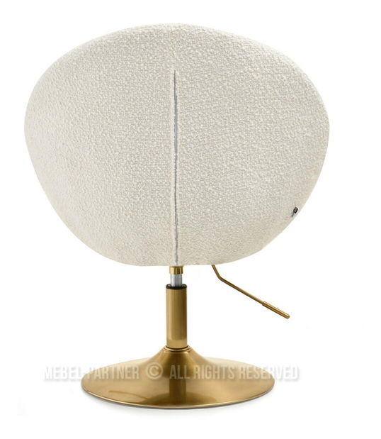 Křeslo Lush 3 (krémová + černá)