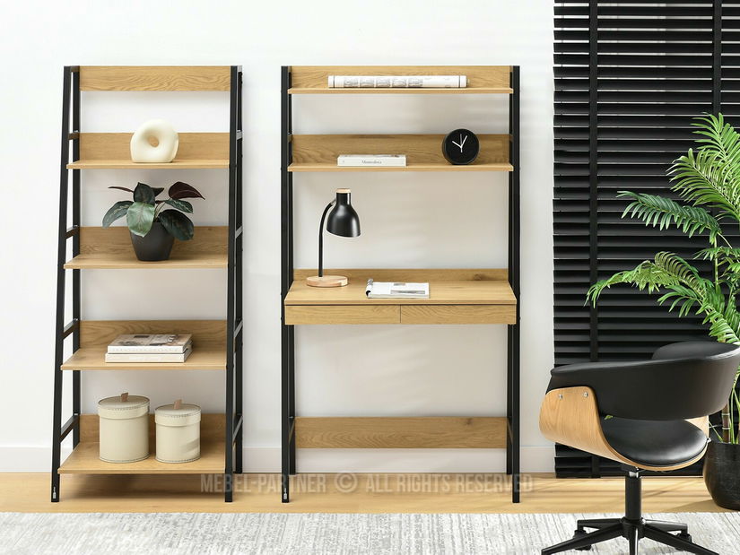 PC stolek Bergino (dub + černá)