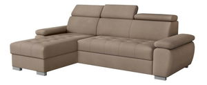 Rohová sedací souprava Sivaro (sivobéžová) (L)
