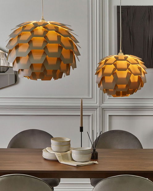 Závěsná lampa Segou (šedá) (malá)