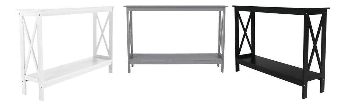 Konzolový stolek Agnes (světlešedá)