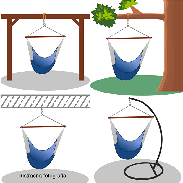 Závěsné houpací křeslo Lindro *výprodej