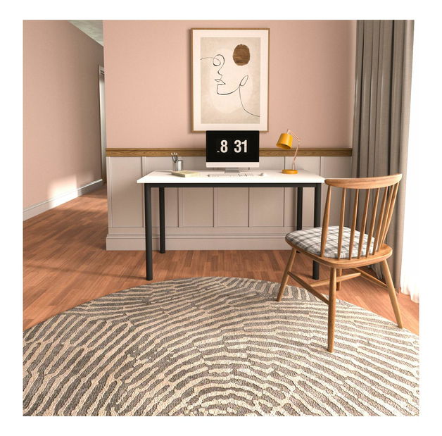 PC stolek 110x55 Vivi (černá + bílá)