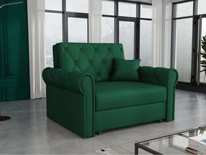 Rozkládací křeslo Carivia Roma I (zelená) (s úl. prostorem)