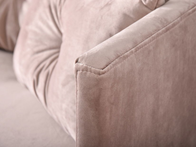 Pohovka dvousedačka Mastil (černá)