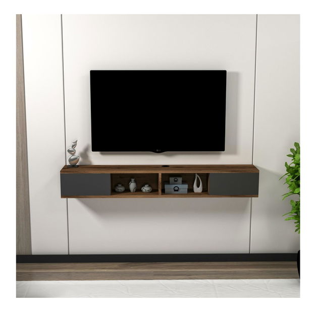 TV stolek/skříňka Mayaren (ořech světlý + antracit)