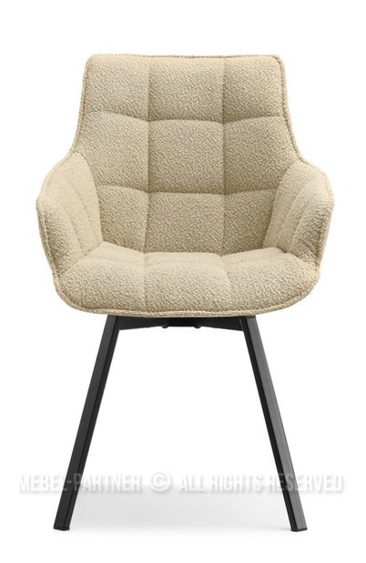 Židle Aranbura (béžová + zlatá)