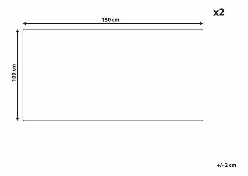 Sada 2 ks ručníků Mitia (zelená)