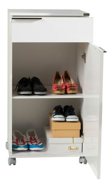 Komoda na kolečkách Aderyn 1 (bílá)