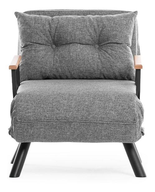 Rozkládací křeslo Sandy (Světlá šedá)