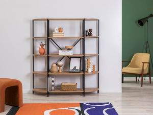 Regál Punale 2 (borovice atlantická + černá)