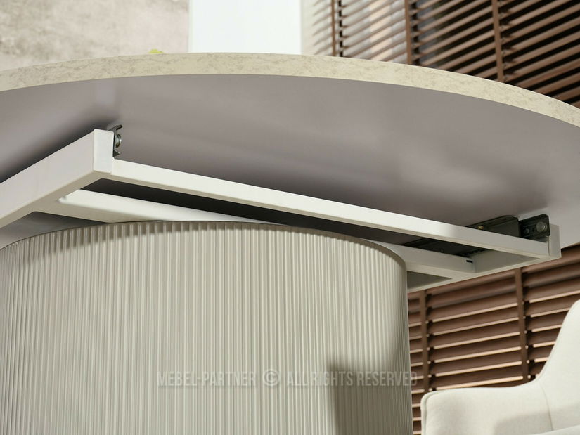 Jídelní stůl Podriamos (mramor + šedá)