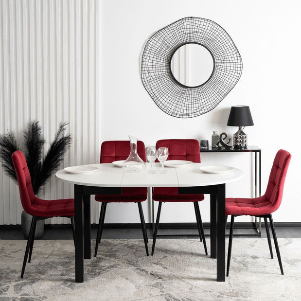 Jídelní židle Permite (bordó)