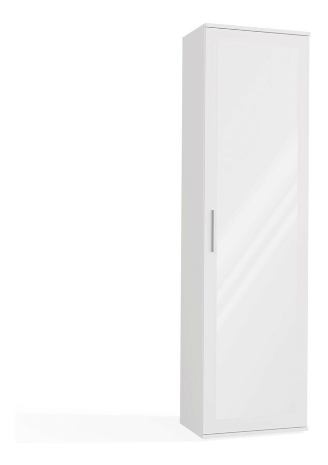 Šatní skříň Dialogos 1 (bílá) (se zrcadlem)