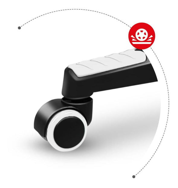 Herní křeslo Fusion 4.4 (bílá + vícebarevná) (s LED osvětlením)