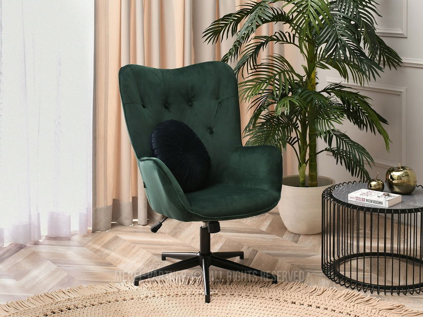 Křeslo Truni (zelená + černá)