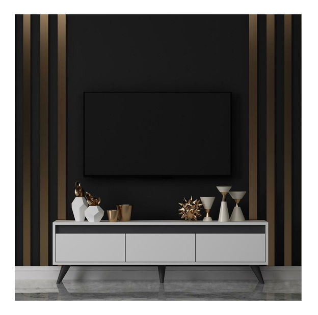 TV stolek/skříňka Vukule (bílá)