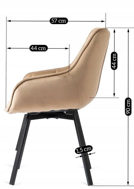 Jídelní židle Lamento 1 (béžová)