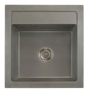 Kuchyňský dřez Borodus (šedá) (bez otvoru pro baterii)
