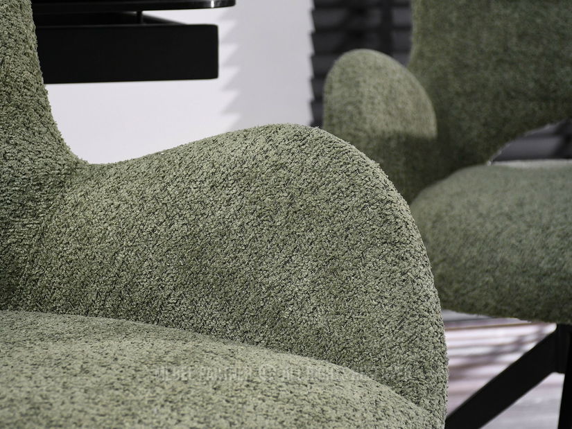 Židle Milla (zelená + černá)