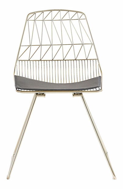 Set 2ks. jídelních židlí Harlem (zlatá)