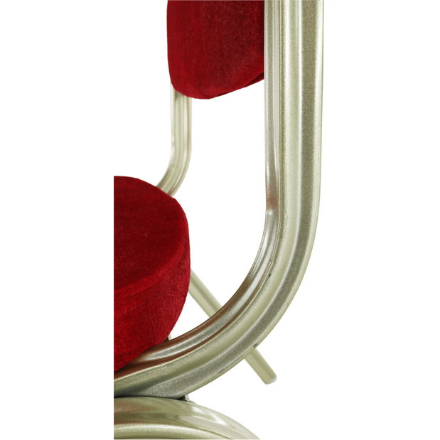 Jídelní židle Zoni (bordó + šampaňské)